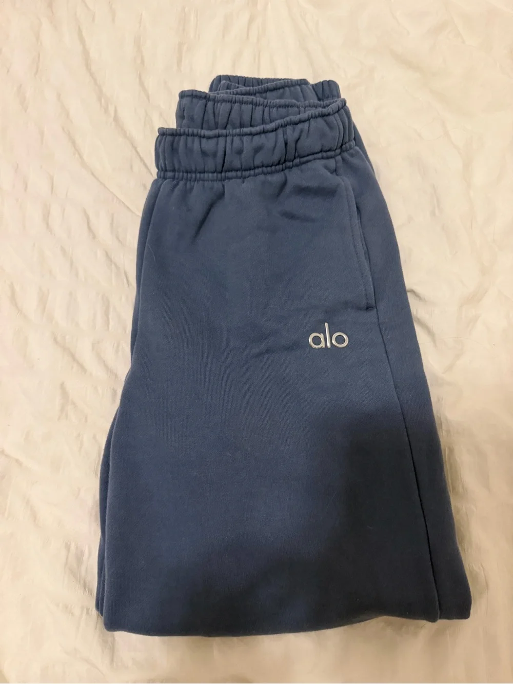 Alo Blue Elastic Waist Sweatpants
